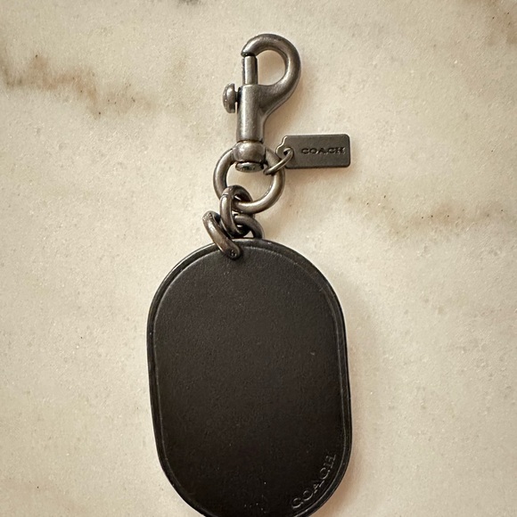 Coach Monochrome Logo Keychain - Picture 2 of 2